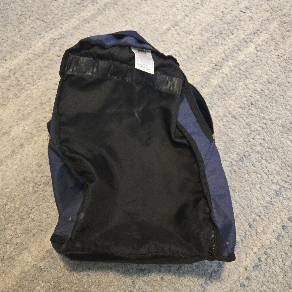 VTG Nike 90s Navy Blue Backpack – Made in Korea – Gorpcore Retro Y2K